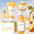 5 Pack Vitamin C Facial Cleanser + Toner + Serum + Eye Cream + Face