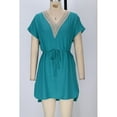 thumbnail image 4 of Sentmoon Robes Semi-Formelles pour Femmes Entraînement Col en V Robes pour Femmes Bloc de Couleur Extensible Coupe Régulière Robe Athlétique pour Femmes Taille Élastique Essentiels de Plage pour Famille pour Boîte de Nuit et Bar, 4 of 7