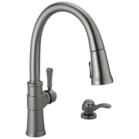 Delta 19964Z-Sd-Dst Spargo 1.8 GPM Single Hole Pull Down Kitchen Faucet - Stainless Steel