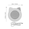 thumbnail image 2 of OULII 1 Set Usb Mug Warmer Rechargeable Plastic Heating With Automatic Power Off, 2 of 8