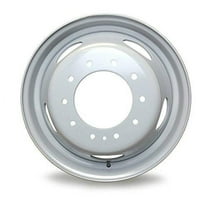 Brand New Single 19.5" 19.5x6 10 Lug Steel Wheel for Dodge RAM 4500 5500 2008-2025 Super Duty Dually Gray OEM Quality Replacement Rim