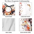 thumbnail image 4 of luoweisi Men's Beach Shorts Quick Dry Swim Trunks with Mesh Lining Flower Deer 2XL, 4 of 5