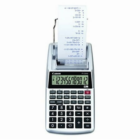 Canon 2 Lines/Sec 12 Digits Printing Calculator, Multicolor