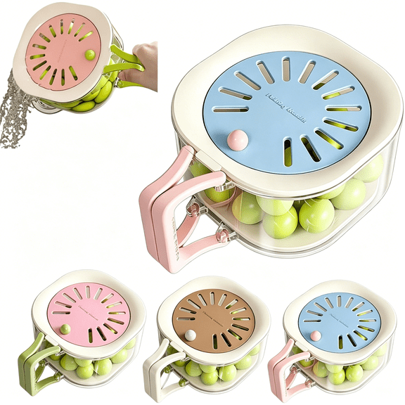 ACDANC Fruit Strainer Container with Lid,Fruit Washing Bowl with Strainer,Food Drain Basket Berry Washer Spinner Bowls,Rotating Fruits Vegetable Washing Bowl with Strainers for Fruits,Vegetable
