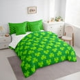 thumbnail image 3 of Feelyou St. Patrick's Day Bedding Comforter Set 7pcs, Luck Shamrock Kids King Bedding Sets, 3 of 8