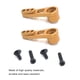 thumbnail image 3 of Vogacara 2 piezas RC coche Servo brazo modelo vehículo Metal dirección engranaje brazos reparación repuestos reemplazo para WL juguete A949 Kits de construcción modelo Oro Vogacara  FN012247-04B, 3 of 6