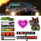 thumbnail image 4 of Nuevas pegatinas LED eléctricas para parabrisas de coche, calcomanías de seguridad, pegatinas decorativas para coche, moto, accesorios exteriores, 4 of 5