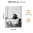 thumbnail image 2 of Acheng Funny Bathroom Decor Wall Art Canvas Wall Art Print Painting Cute Black and White Decor Animal Pictures for Restroom Wall Decor 16x20 in, 2 of 5