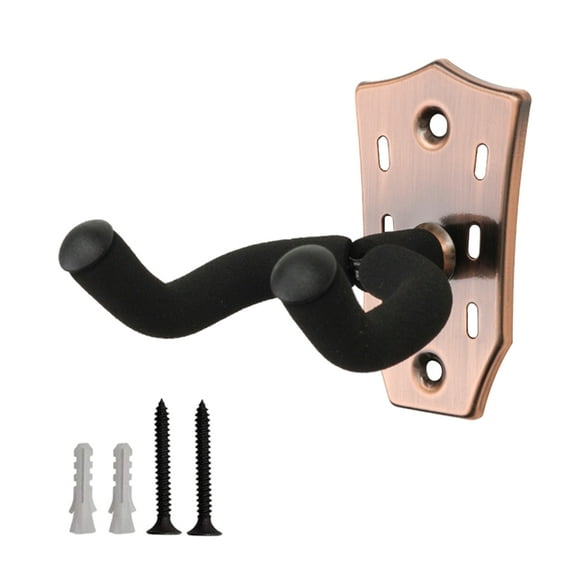 tegongse Guitar Wall Mount Metal Guitar Holder Practical Guitar Wall Hanger Guitar Neck Holder Hook Stand Guitar Parts for Bass