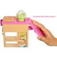 thumbnail image 5 of Barbie Career Noodle Bar Playset with Brunette Doll, Workstation and Accessories, 5 of 7