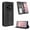 black, variant on Magnetic flip wallet phone leather case for TCL 60 50 40 NxtPaper 501 605 503 502 403 40R A3X A30 K11 505 40XE 50LE