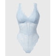 thumbnail image 4 of Afterglow Lace Bodysuit with Removable Pads in Skyway, 4 of 5