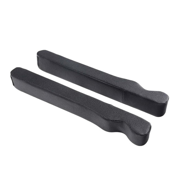 Yotijar 2 Pack Leather Seat Gaps Filler Universal for Car SUV, Truck to Fill The Gaps Between Seat and Console Black