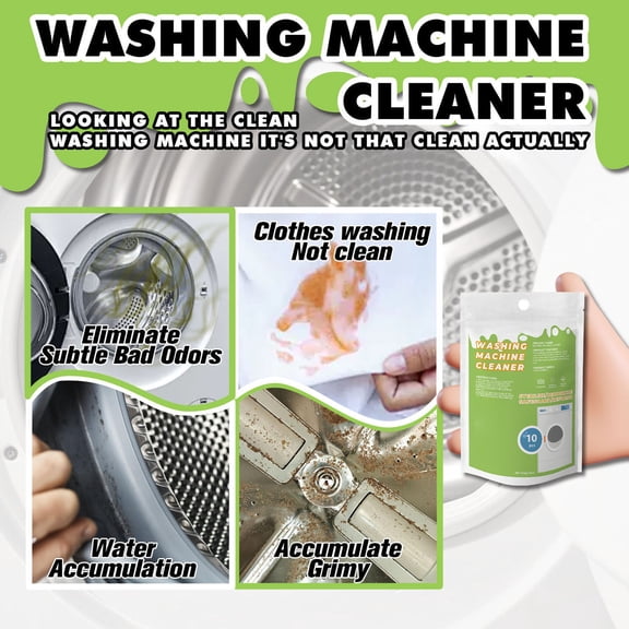 Kieccall Washing Machine Cleaner Tablets Deep Cleaning Descaler for Washer Drum Tub Gift
