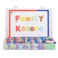 thumbnail image 2 of JAKANYQ Letter Set 104/208 Pieces With Plate Foam Letters For Preschool Children Spelling And Learning Color Education Refrigerator, 2 of 6
