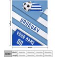 thumbnail image 2 of Custom Blanket for Bed Fans Gift Soccer City Winter Summer Fleece Throw Blankets Personalized Name & Number, 40"x50", 50"x60", 70"x80" A1, 2 of 5