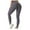 Dark Gray, variant on YYDGH Leggings with Pockets for Women Workout Leggings for Women V Cross Waist Butt Lifting Gym Yoga Leggings