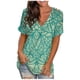 thumbnail image 1 of Camisetas con estampado de cuello redondo para mujer Camiseta de manga corta Blusa Tops sueltos OAVQHLG3B Store lin121212, 1 of 3