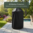 thumbnail image 3 of Covermates Ultima Full Kamado Grill Cover - 34"Diameter x 48"H, Rip-Resistant Polyester, 3 of 7