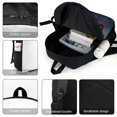 thumbnail image 4 of Rap Music Lil Darkie Song Backpack Casual Daypack School Bag Bookbag Satchel Rucksack Shoulder Multipurpose Laptop Backpack 17 Inch, 4 of 5