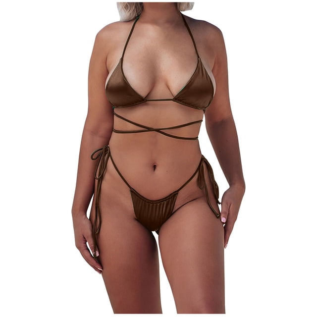 Daisyyozoid Maillots de Bain pour Femmes Liquidation Nouveau Bikini Imprimé