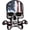 SKULL AMERICAN FLAG, variant on SKULL AMERICAN - Officially Licensed Original Artwork, Iron On PATCH