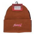 thumbnail image 4 of Budweiser Embroidered Knit Cuff Beanie 2-Pack Special Navy & Terra-cotta, 4 of 4