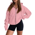 thumbnail image 3 of Evdexr Sweatsuits Womens 2 Piece Outfits Hooded Zip Up Long Sleeve & Pants Sweatshirts Lounge Set 2026 Fall Solid Workout Gym Tracksuits with Pockets S, 3 of 5