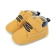 thumbnail image 4 of Biekopu Baby Boy Shoes, Soft Sole Non-slip PU Leather First Walking Shoes Flats Indoor Outdoor Toddler Shoes, 4 of 8