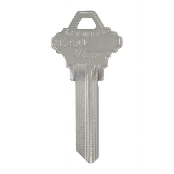 Hillman 5968227 Traditional Key House & Office Blank Single Sided Universal Key for Schlage - Pack of 10