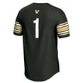thumbnail image 3 of Youth GameDay Greats #1 Black Vanderbilt Commodores Lightweight Lacrosse Jersey, 3 of 4