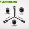 thumbnail image 4 of Llave de enchufe universal Unique Bargains de 13cm, llave de enchufe en forma de Y, acero al carbono, 1 pieza, hexagonal 13mm 16mm 18mm para automóvil, motocicleta, dirtbike, llave de 3 vías., 4 of 7