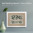 thumbnail image 4 of Reloj de pared digital Atomic La Crosse 512-14937-INT blanco, 4 of 7