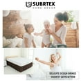 thumbnail image 4 of Subrtex Wrap Around Bed Skirt Elastic Elegant Soft Fabric Ruffled Fade Resistant Replaceable (Queen, Chocolate), 4 of 8