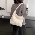 thumbnail image 4 of Bolsa de compras acolchada, resistente al agua, con cerrojo para mujer, hinchada para viajes, citas y salidas, 4 of 8