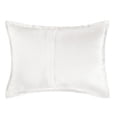 thumbnail image 3 of Pemberly Row Transitional Woven Stitch Design Cotton White Standard Sham, 3 of 6