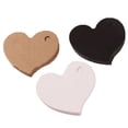 thumbnail image 4 of Gift Tags – Heart Shaped Blank with String – 100pcs White Kraft Paper Labels – Includes 10m Jute Twine – DIY, Office, School, Wedding, Birthday, Christmas & Crafts – White, 4 of 6
