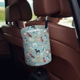 thumbnail image 5 of Honeii Animal Dog Print Waterproof Car Trash Can,Waterproof Portable Collapsible Trash Can,Garbage Container fits Most Cars,SUVs,and Trucks, 5 of 7