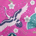 thumbnail image 1 of oneOone Cotton Poplin Fuschia Pink Fabric Asian Japanese Pattern Sewing Craft Projects Fabric Prints By Yard 42 Inch Wide, 1 of 4