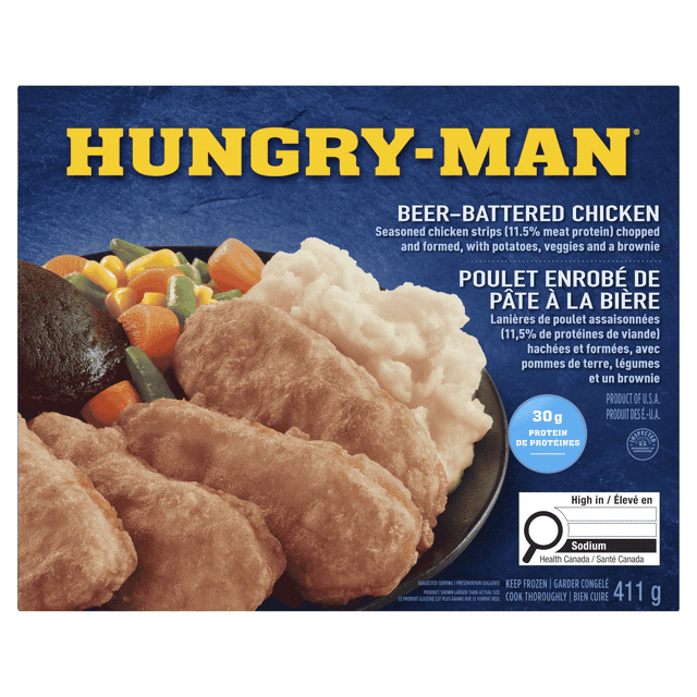 Hungry-Man Beer Battered Chicken, 411 g