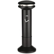 Rubbermaid Commercial Infinity Ultra-High Capacity Smoking Receptacle 6.7 gal 41 1/2" High Black