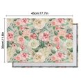 thumbnail image 5 of Pioneer Flower Floral Print Pattern Summer Placemats Table Placemats Set Of 6-Linen Kitchen Washable Placemats Table Mats 12x18 Inch Non-Slip Heat Resistant, 5 of 5