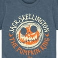 thumbnail image 3 of The Nightmare Before Christmas - Jack Skellington Pumpkin King - Youth Short Sleeve Graphic T-Shirt, 3 of 5