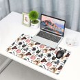 thumbnail image 5 of Bingfone Hip Hop Dog Large Gaming Mouse Pad,Extended Desk Mousepad with Stitched Edges,Non-Slip Base,Water Resist Keyboard Pad for Gamer, Office & Home, 29.5 x 16 in, 5 of 6