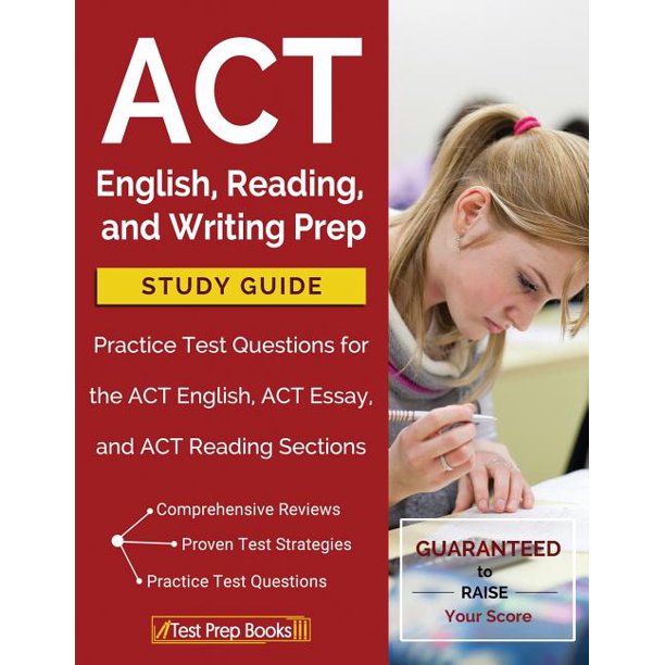 ACT English, Reading, and Writing Prep Study Guide & Practice Test