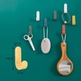 thumbnail image 5 of Ganchos adhesivos para llaves de pared, para colgar toallas, sombreros, duchas, cocinas, salas de estar y oficinas (6 unidades), 5 of 5