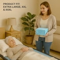 thumbnail image 4 of FPN 100-Pack Disposable Underpads 36x36 inch | Extra Large, Ultra-Absorbent, Leak-Proof Bed Protection Pads for Kids, Adults, Elderly & Pets | Incontinence Care, 4 of 6