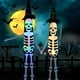 thumbnail image 5 of Decoración de manga de viento de calavera de Halloween, luces decorativas de Halloween, linternas de esqueleto de calavera, 5 of 5