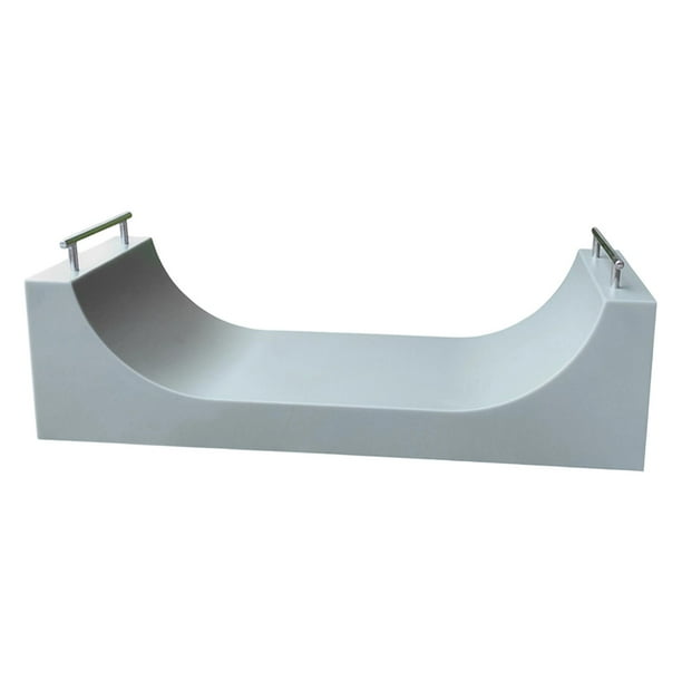 Accesorios de rampa para patineta de dedo en miniatura, accesorios de entrenamiento versátiles, portátiles y resistentes Rampa en U
