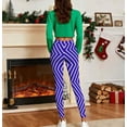 thumbnail image 5 of Gamivast Striped Yoga Leggings for Women Plus Size High Waisted Tummy Control Stretchy Pants Christmas Pull on Holiday Leggings Casual Winter Fashion Workout Running Pants, 5 of 6